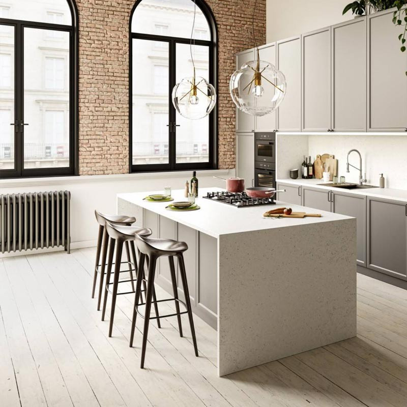 Plan de travail en Quartz Silestone Lime Delight